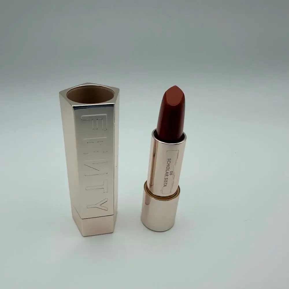 Fenty Beauty Icon Semi-Matte Refillable Lipstick 06 Scholar Sista Case Included